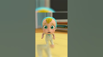 PEEKABOO 🫣 Baby Daniel Is In An Avalanche of Trouble! 😬 ARPO the Robot SHORTS | #shorts #arpo #robot