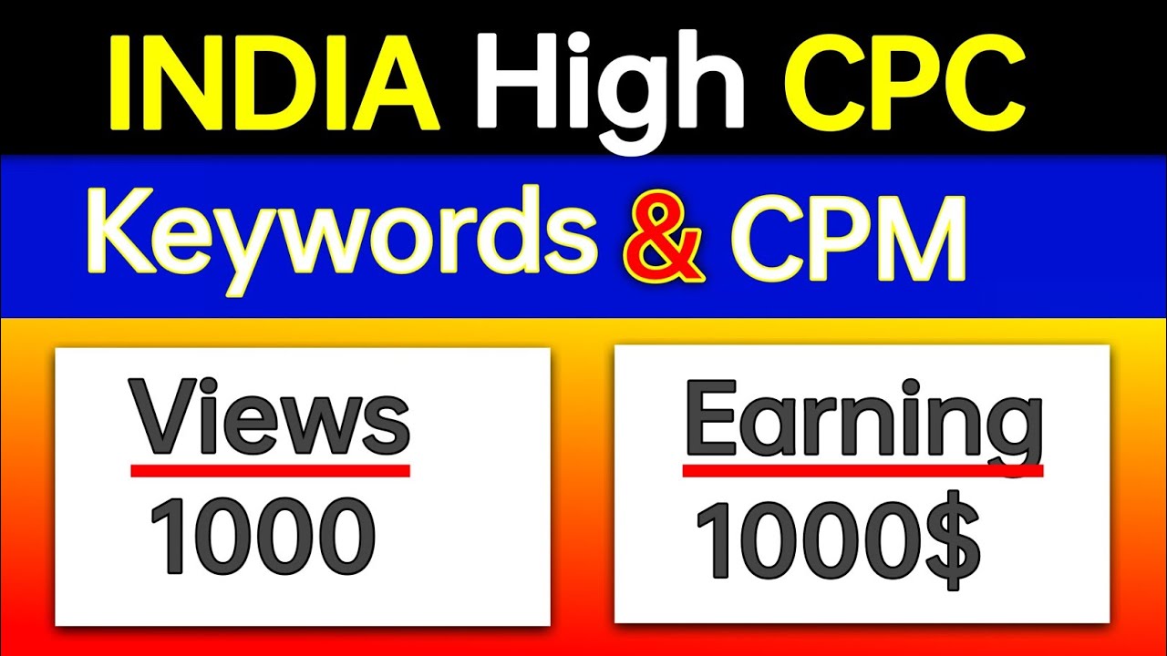 Google image check High cpc keywords in India Google keyword