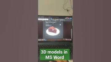 3D Models in Microsoft Word #msword #3dmodel