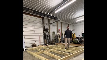 Tiny A-frame cabin kit: part one - deck intro and squaring overview