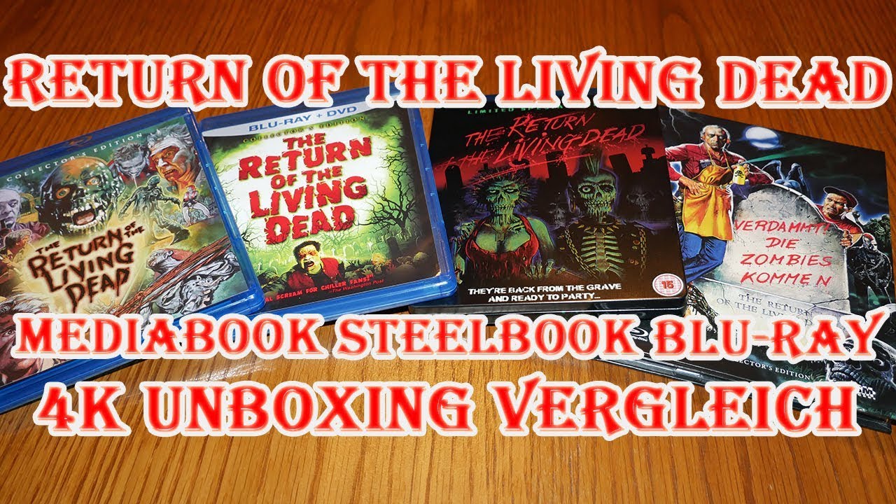 Return of the Living Dead Mediabook Steelbook Bluray 2k Scan