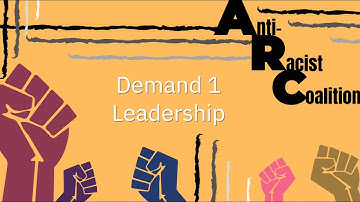 Demand 1: Leadership | Demands Against Racial Austerity