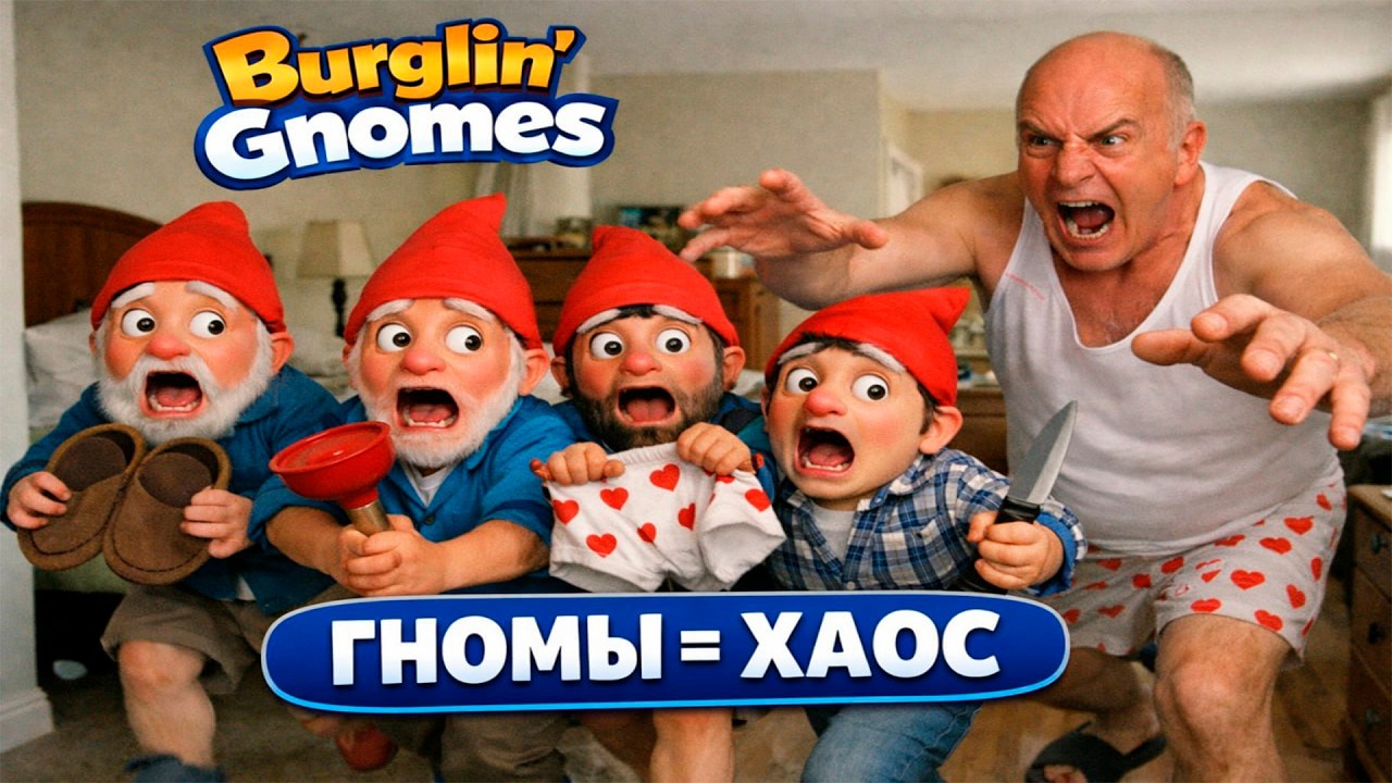 ГНОМЫ = ХАОС 2 СТАЛО ХУЖЕ | Burglin' Gnomes