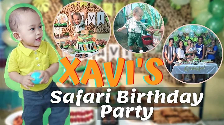 Jungle Safari Themed Birthday Party + DIY Party Ideas (Budget) | Vlog 001