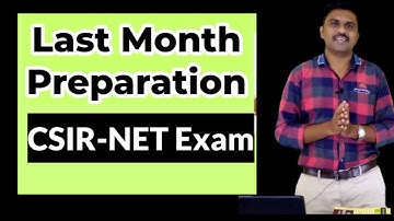 CSIR NET Preparation||Last Month Preperation|CSIR NET Mathematics