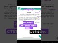 CTET 2025 Notification Out /#ctet2025 #ctetpreparation #ctet #ctet2026 #ctetfeb