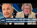 AFD: Redeverbot für Höcke? Patzelt reagiert scharf! – „Eine Sumpfblüte der politischen Korrektheit!“