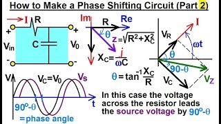 electrical engineering: ch 10 alternating voltages & phasors (50 of 82) phase shifting circuit p. 2