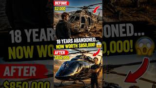 He bought this abandoned helicopter for only $2,000… 😳Everyone laughed at him