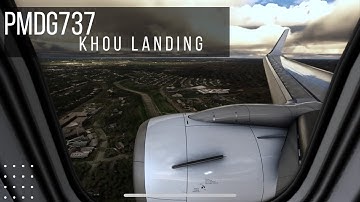MSFS extreme crosswind landing | Pmdg 737 | KHOU | 4K