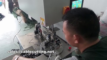 High Efficiency Updated Power Automatic Cable Plug Wire Twist Tie machine