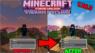 Vibrant Visual Extended Support 1.26.3 🔥 | Force Enable Vibrant Visual in MCPE (Low–High Devices)