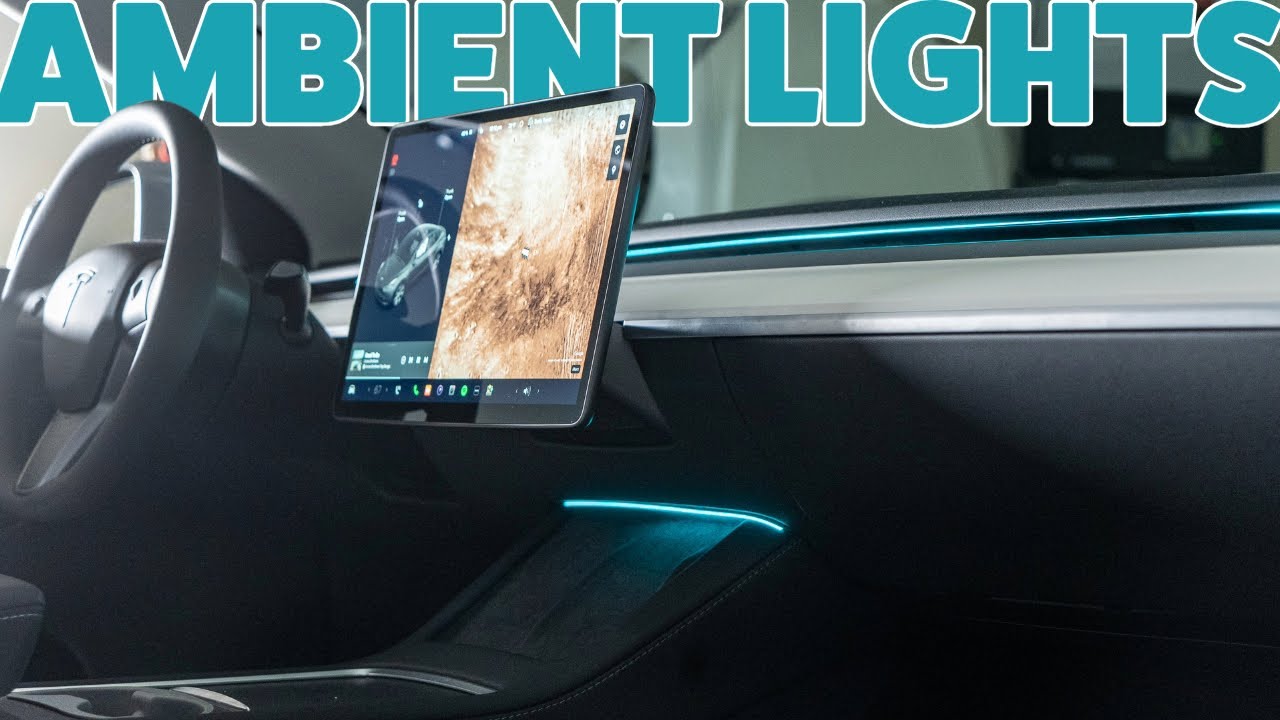 Brighten Up Your Tesla Interior with the EVBASE LED Streamer