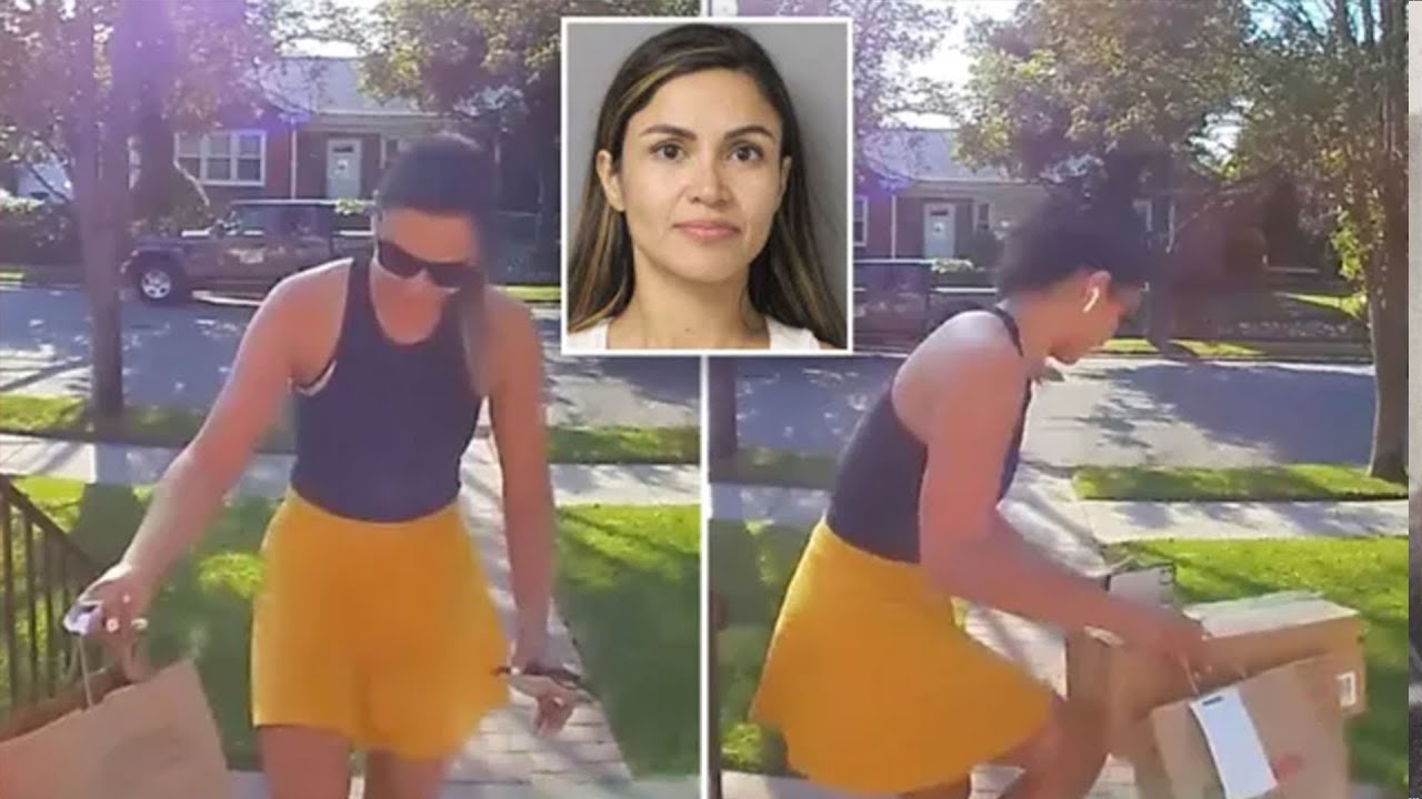 DoorDash Driver Allegedly Swipes Packages During Deliveries - YouTube