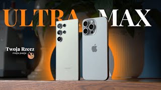 iPhone 15 Pro Max vs. Samsung S24 Ultra | Porównanie nieporównywalnego🔥💦