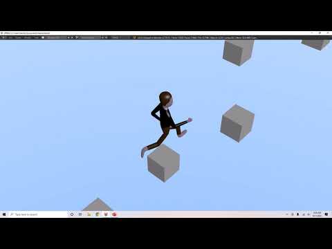 Ledge climb test in UPBGE