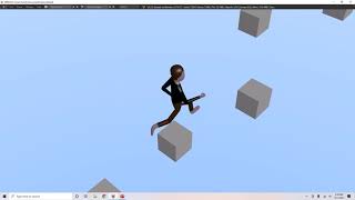 Ledge climb test in UPBGE
