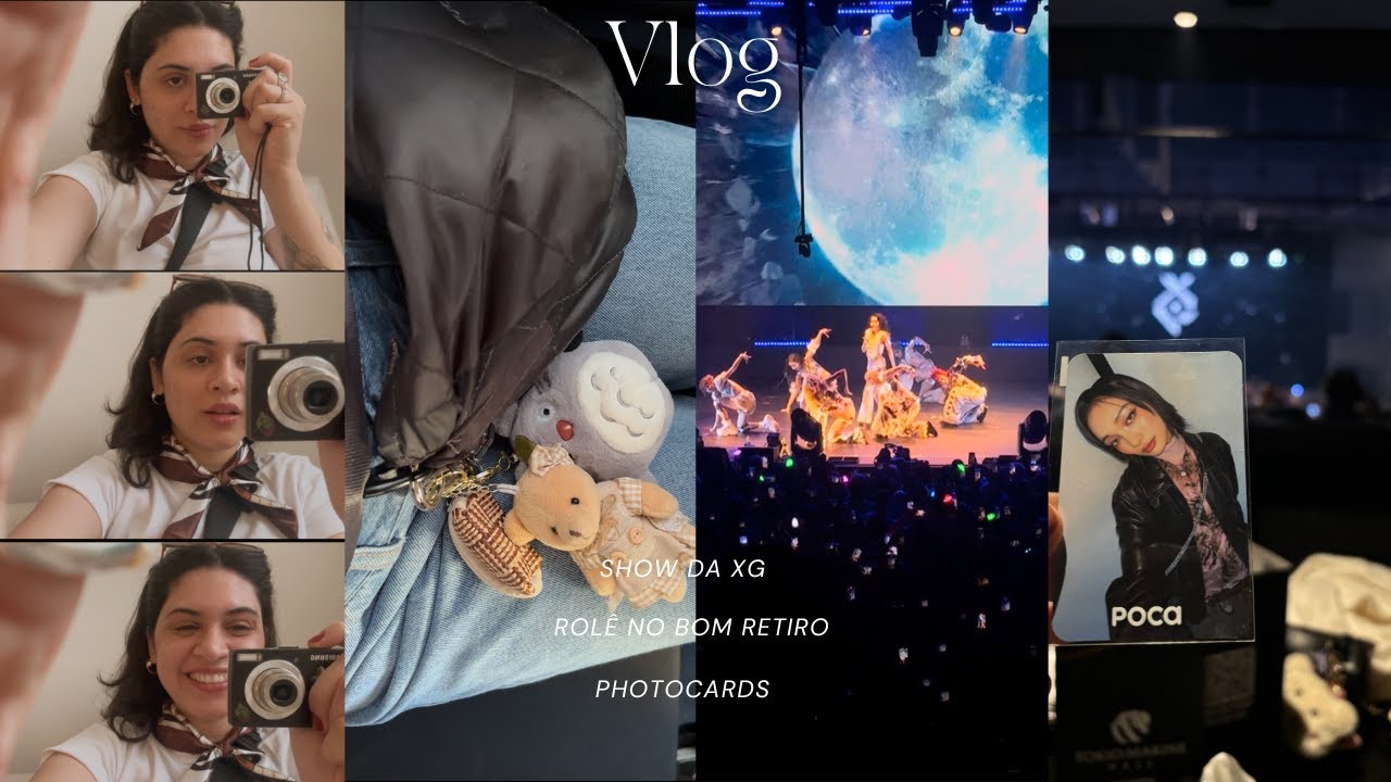 Vlog - show da XG, passeio no Bom Retiro e Photocards.