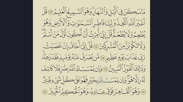 006-   الصفحة 129 و 130 Surah Al-Anam  سورة الانعام