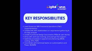 Microsoft Dynamics Functional Consultant – Apparel ERP | CES Ltd, Hyderabad