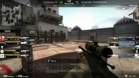 CS:GO 1v4 AWP Clutch (That Was Almost Perfect)