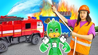 I Super Pigiamini spengono l'incendio! Video per bambini. Storie per bambini dei PJ Masks italiano