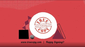TRUESigner Enterprise by Truecopy Credentials
