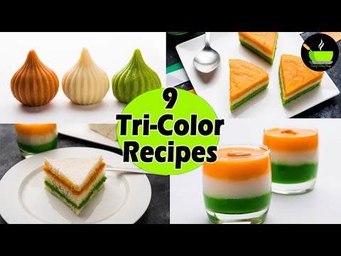 9 Easy Tricolor Recipes for Republic Day | Tri Color Recipes | Tiranga Recipes Republic Day Special | She Cooks