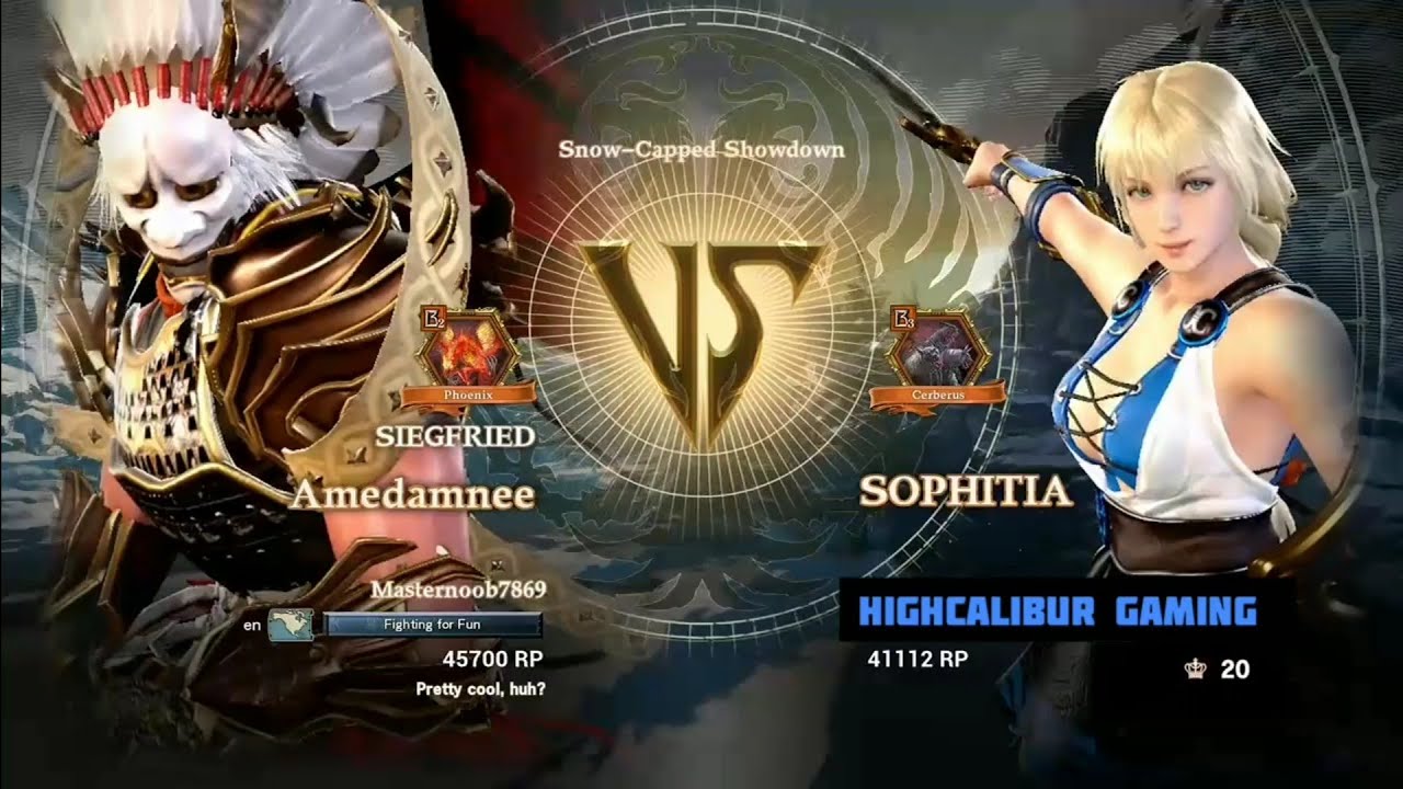 SoulCalibur VI: Sophitia vs. Siegfried (Masternoob7869) - YouTube