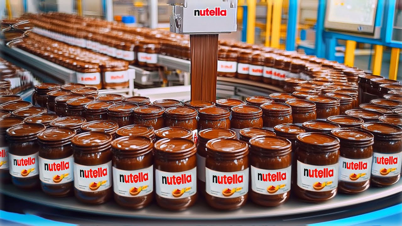 The Secrets of Making CHOCOLATE and Nutella in a factory!