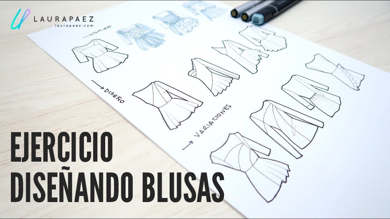 Cómo DISEÑAR BLUSAS 👚: Ejercicio de diseño - thptnganamst.edu.vn