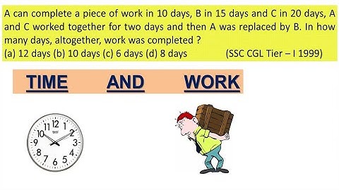 A can complete a piece of work in 10 days B in 15 days and C in 20 days. A and C worked together for