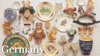 Flea markets and antique shops in Germany │Spring trip│Steiff stuffed animals, tableware etc│Haul