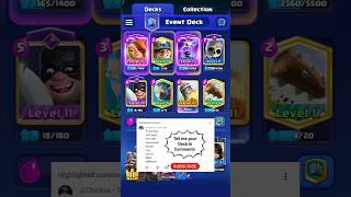 rocket cycle deck 🤯 | clash royale | #shorts #viralvideo #clashroyale