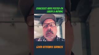 Posting Craigslist Adds for Labor Moving Services