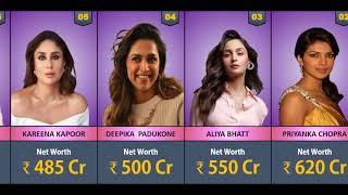 Richest Actress In India 2024 | Richest Actress In India Comparison
