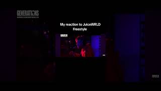 My reaction video to juice wrld freestyle#freestyle#juicewrld#lljw#999