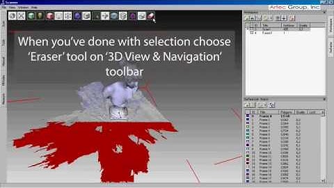 Artec3D Scanner - Editing Tutorial