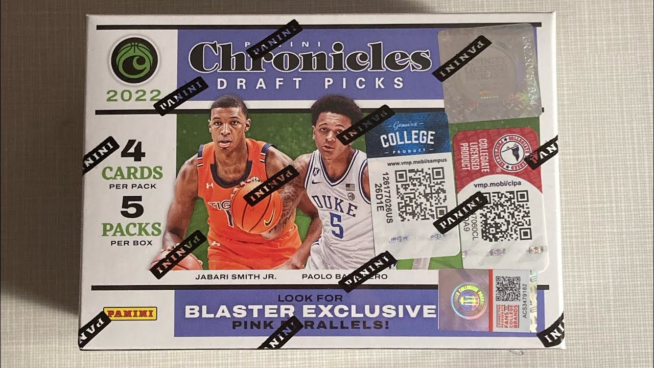 202223 Panini Chronicles Draft Picks Basketball Blaster Box Opening