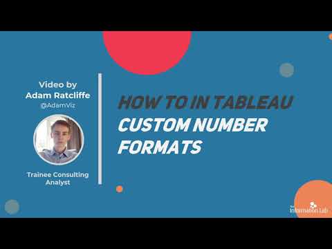 How to in Tableau in 5 mins: Custom Number Format
