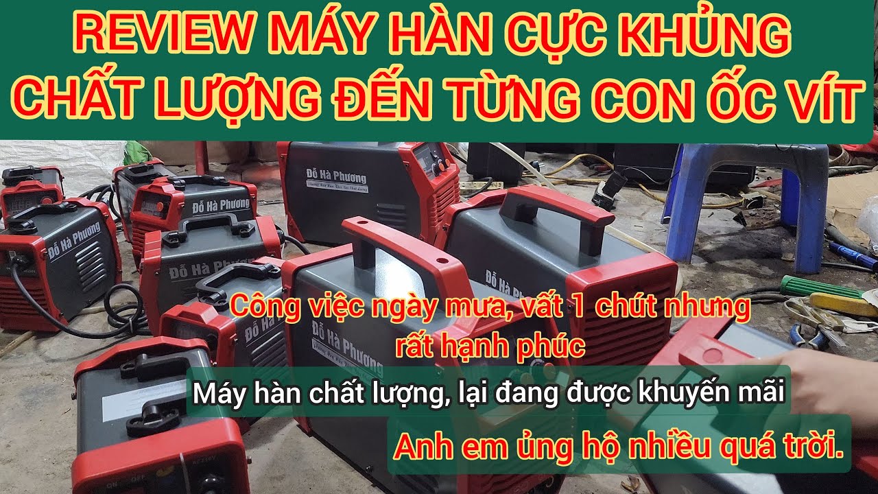 Test máy hàn Đỗ Hà Phương giá rất rẻ nhưng cấu hình máy quá khủng | kiến thức sửa máy hàn