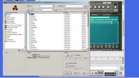 sampleando con reason 5