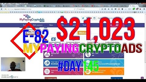 My Paying Crypto Ads MPCA #145 DAY  $21,023 IS MPCA A SCAM?