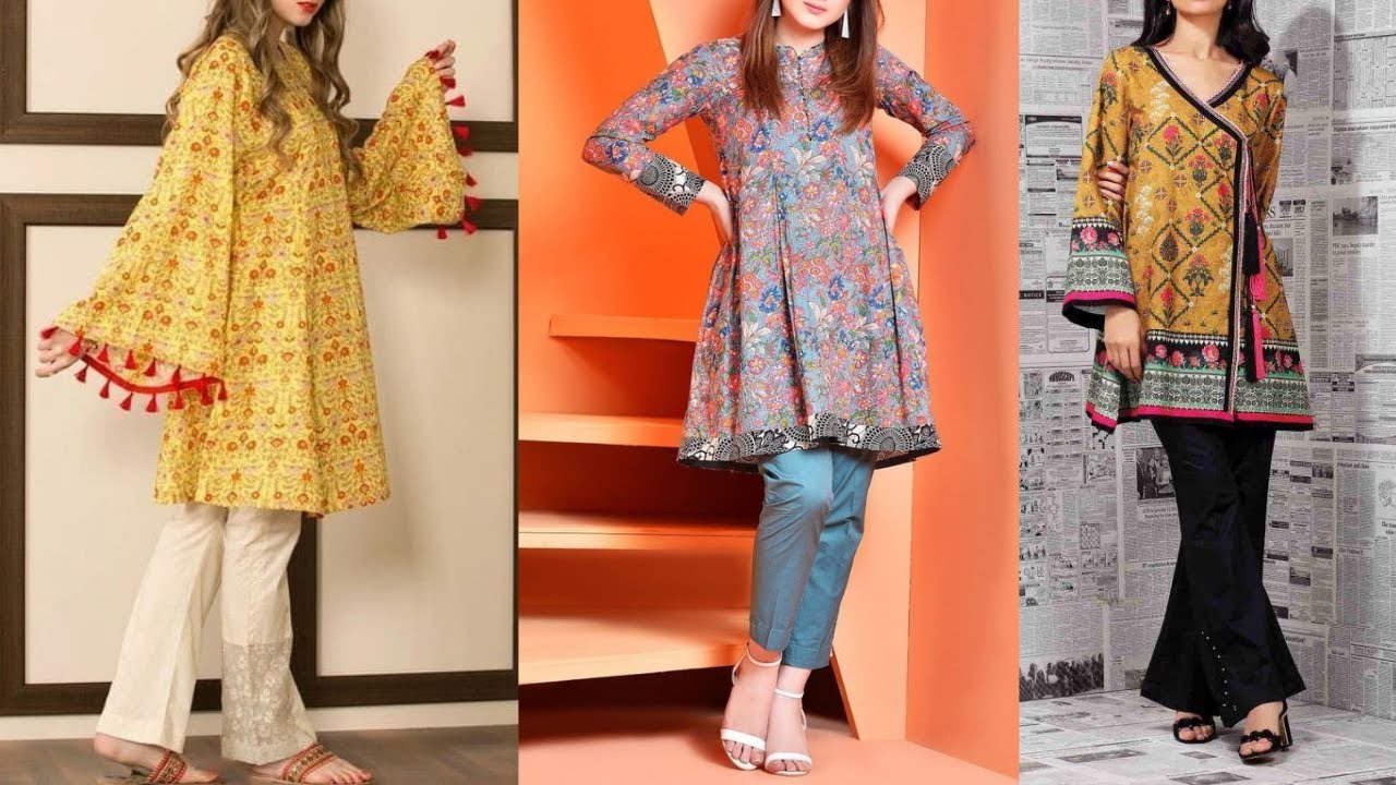 Summer Shirts Designs 2021 Lawn Shirts Designs Fashionista YouTube