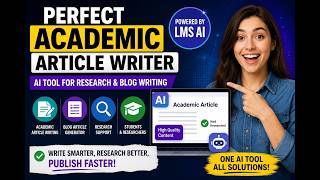AI Blog Article Generator for Students, Researchers, and Content Creators