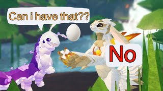 Asking people to donate eggs as a minawii in cos