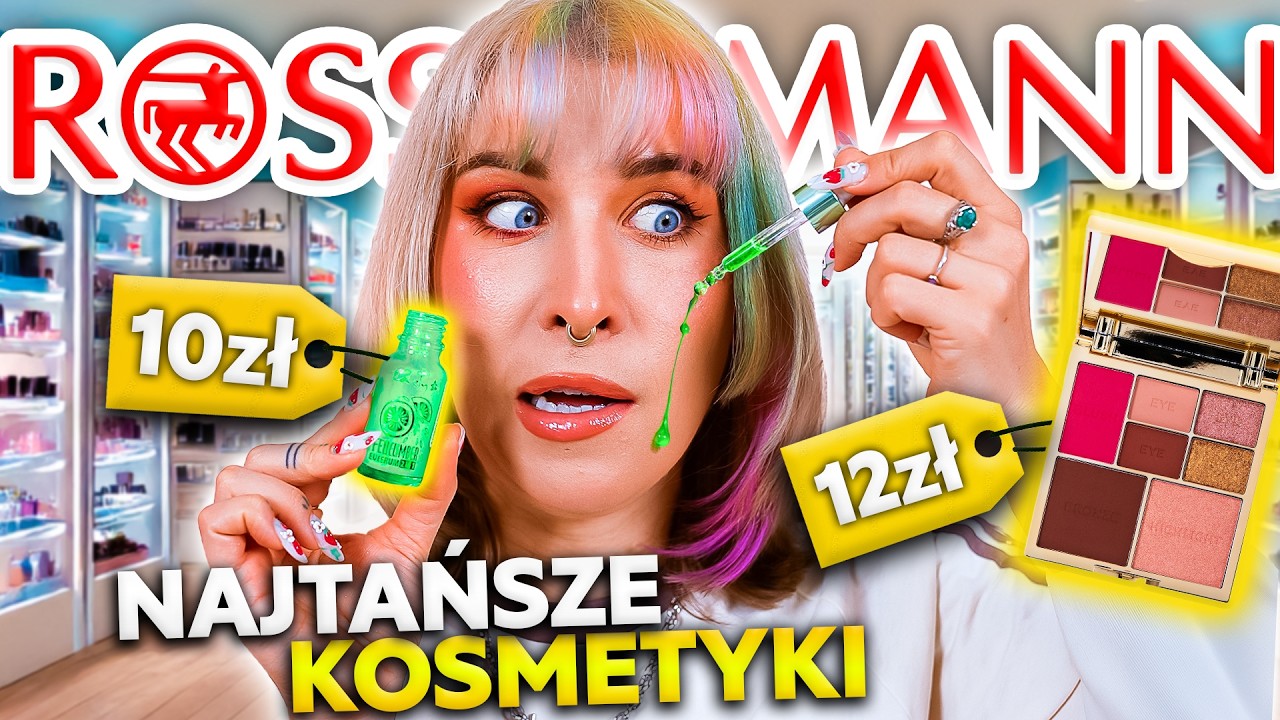 ♦ ROBIĘ MAKIJAŻ NAJTAŃSZYMI KOSMETYKAMI Z ROSSMANNA! ♦ Agnieszka Grzelak Beauty