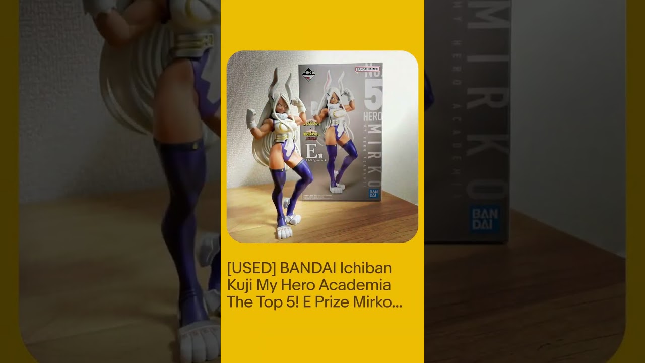 [USED] BANDAI Ichiban Kuji My Hero Academia The Top 5! E Prize Mirko Figure