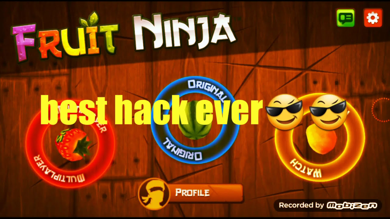 Fruit ninja is HACKED!!?Best moments☺ YouTube