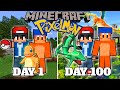 I Survived 100 Days in Minecraft PIXELMON... This is What Happened